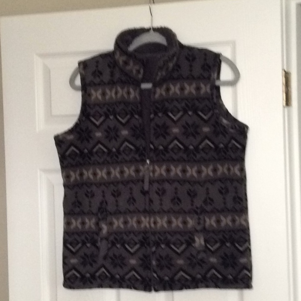 Fleece lined vest